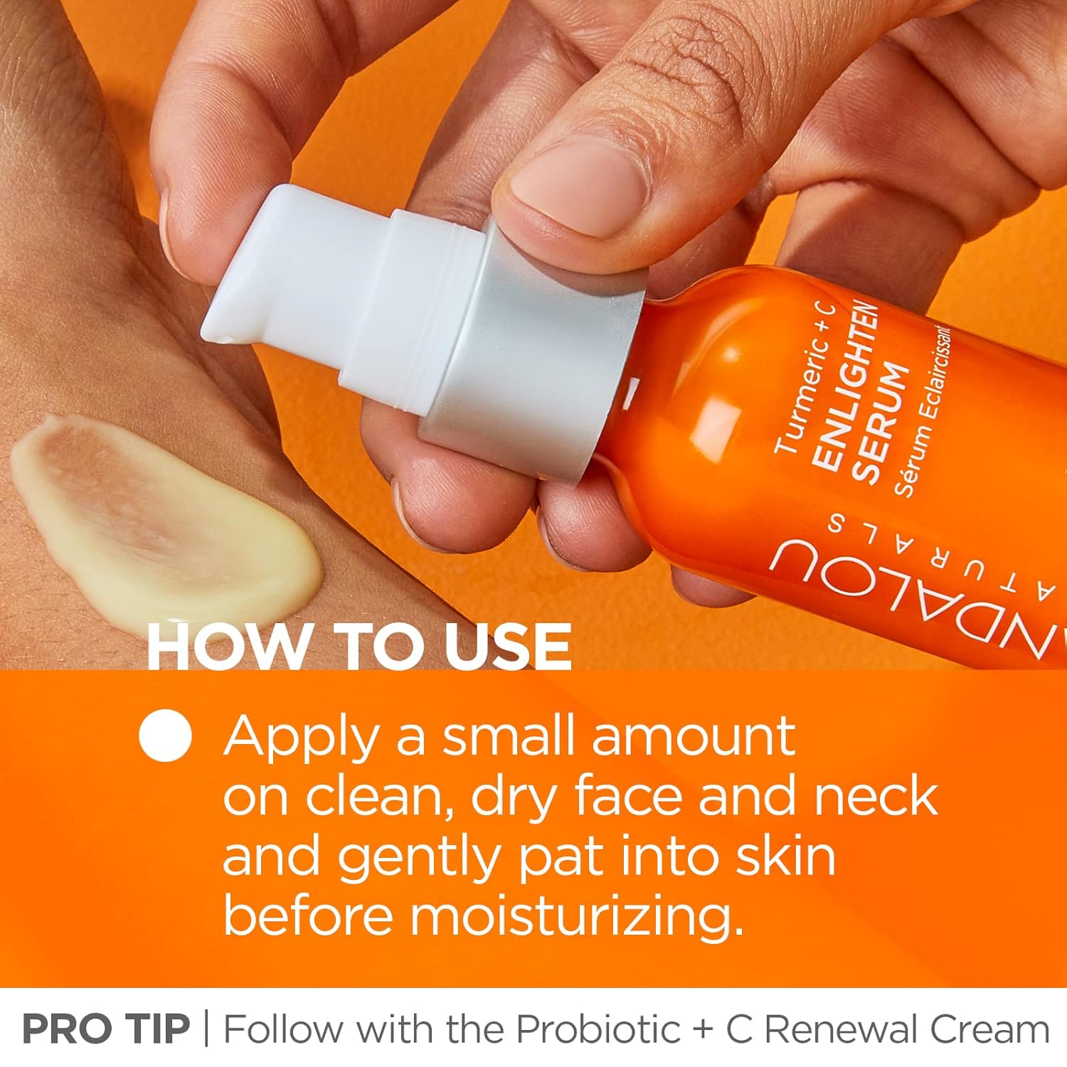 Andalou Naturals Serum Turmeric+C Enlight, 1.1 OZ.