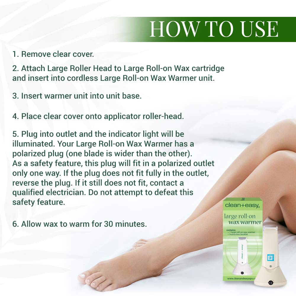 Clean & Easy Large Roll-on Wax Warmer - Unit Only (20V)