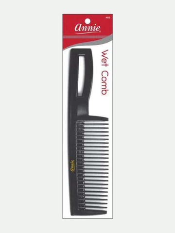 Annie #0068 Wet Comb Black