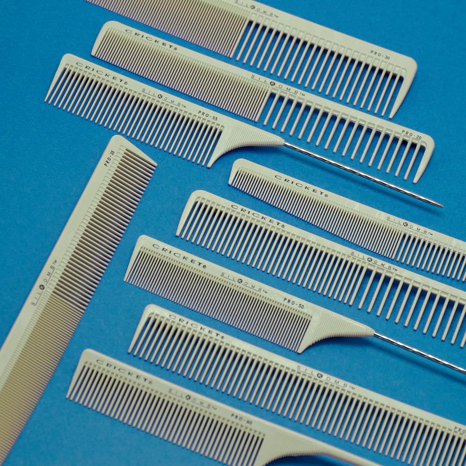 Cricket Silkomb Pro 60 Fine Toothed Rattail Comb