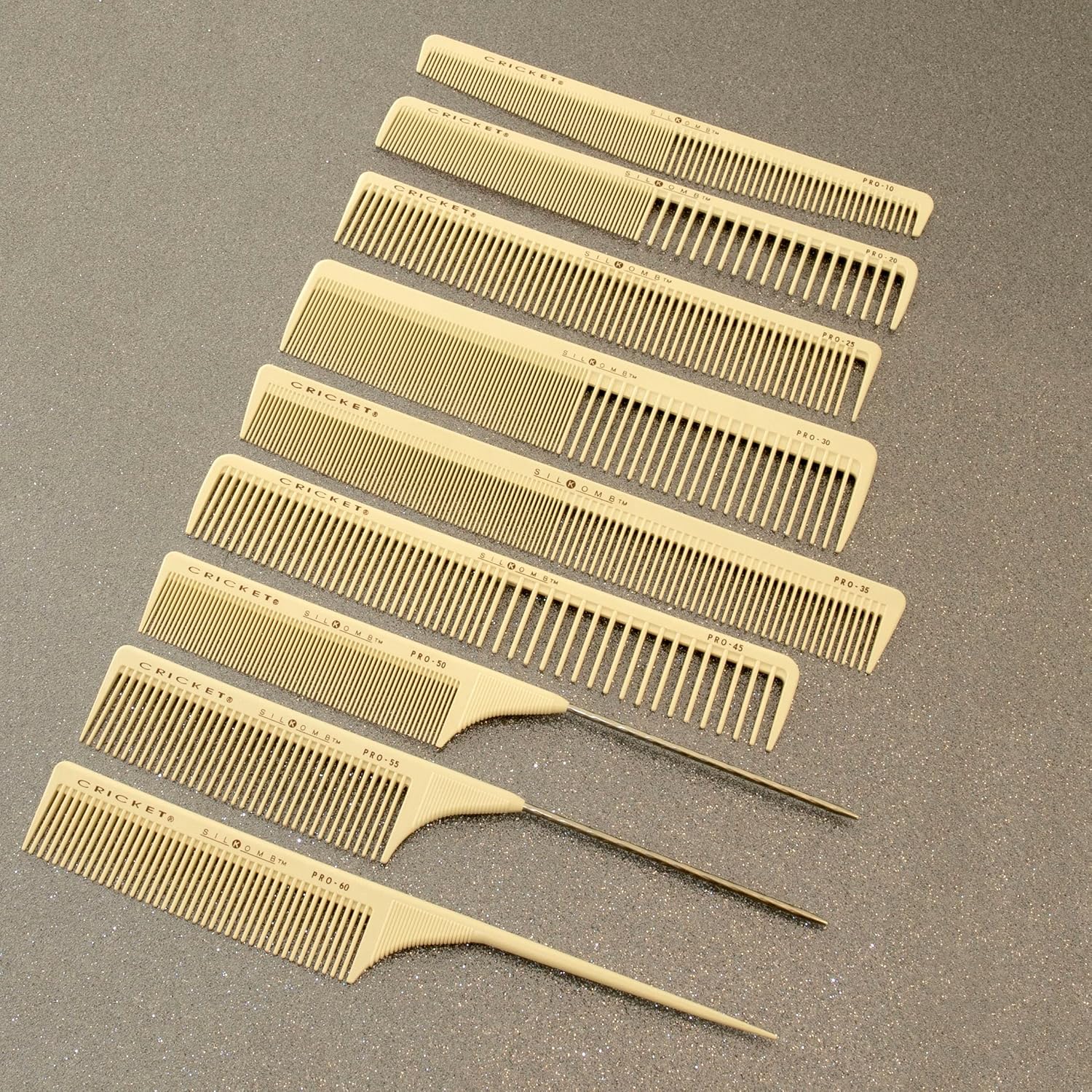 Cricket Silkomb Pro 60 Fine Toothed Rattail Comb