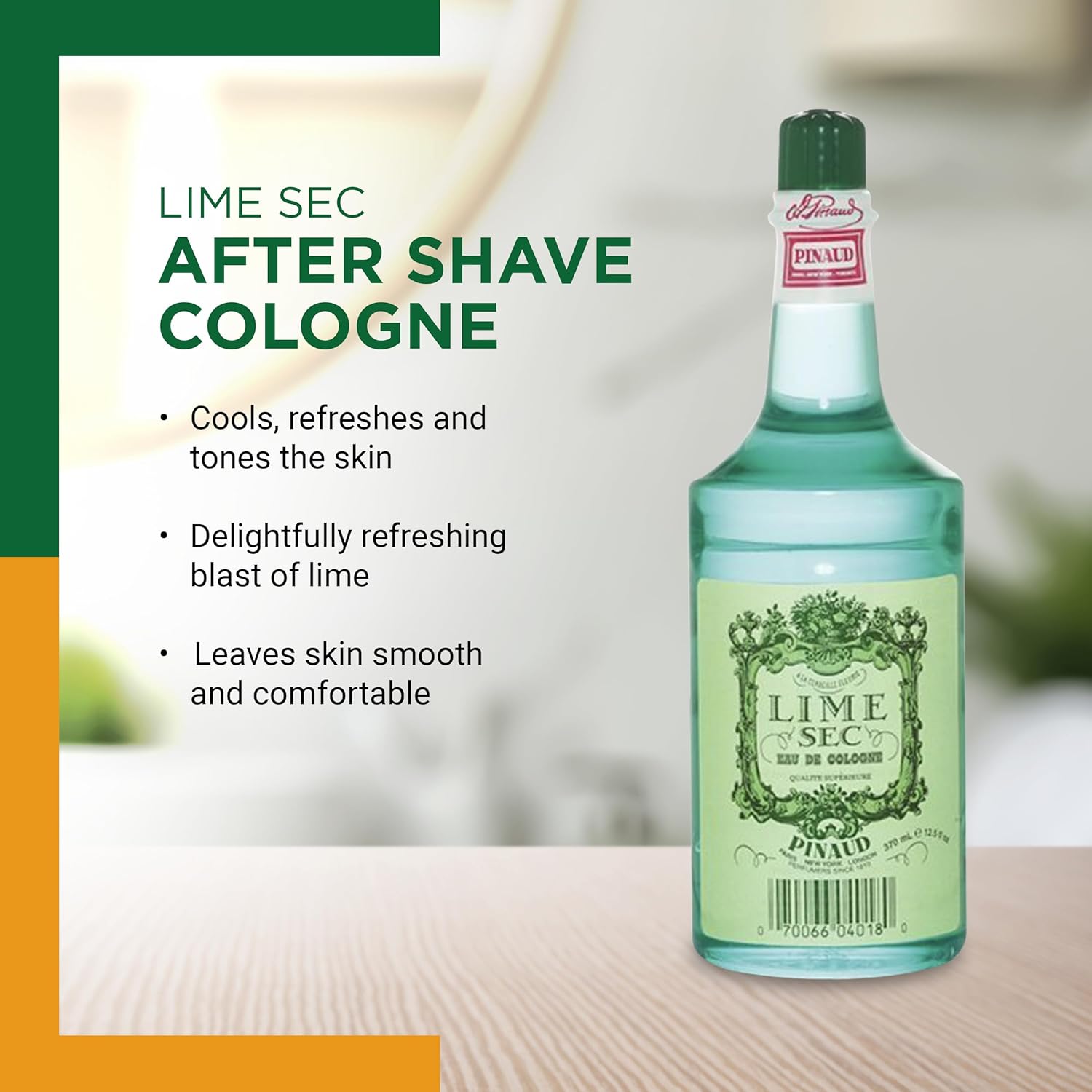 Clubman Pinaud Lime Sec Eau De Aftershave Cologne 12.5 Oz