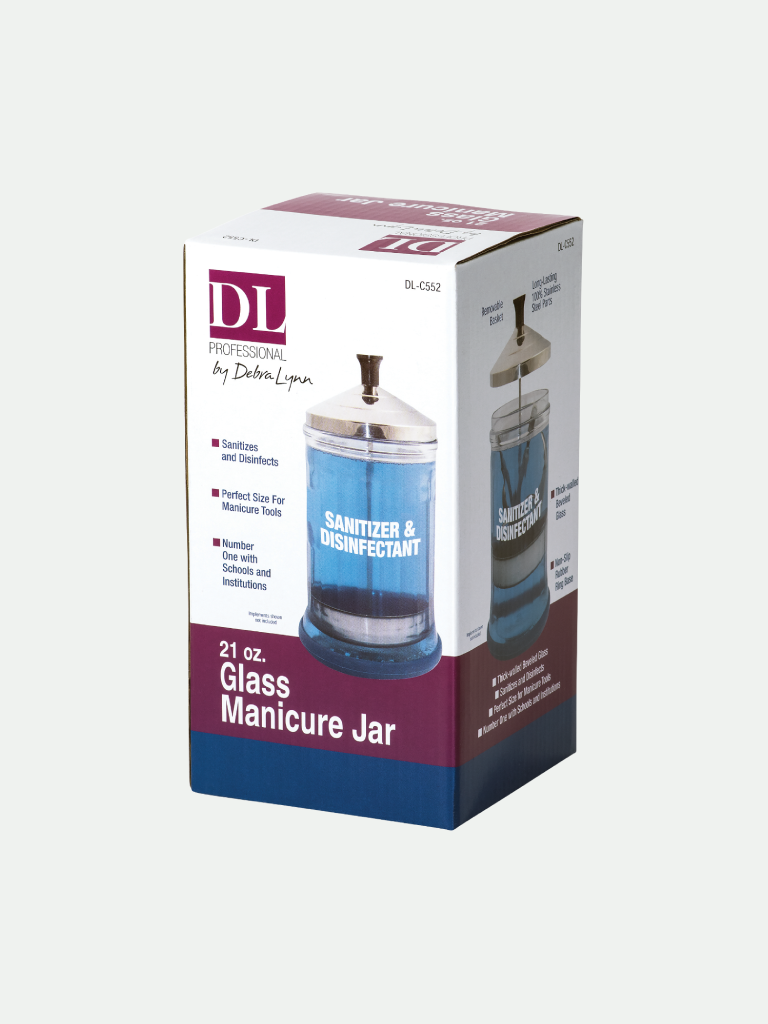 DL Pro Glass Manicure Jar 21 Oz