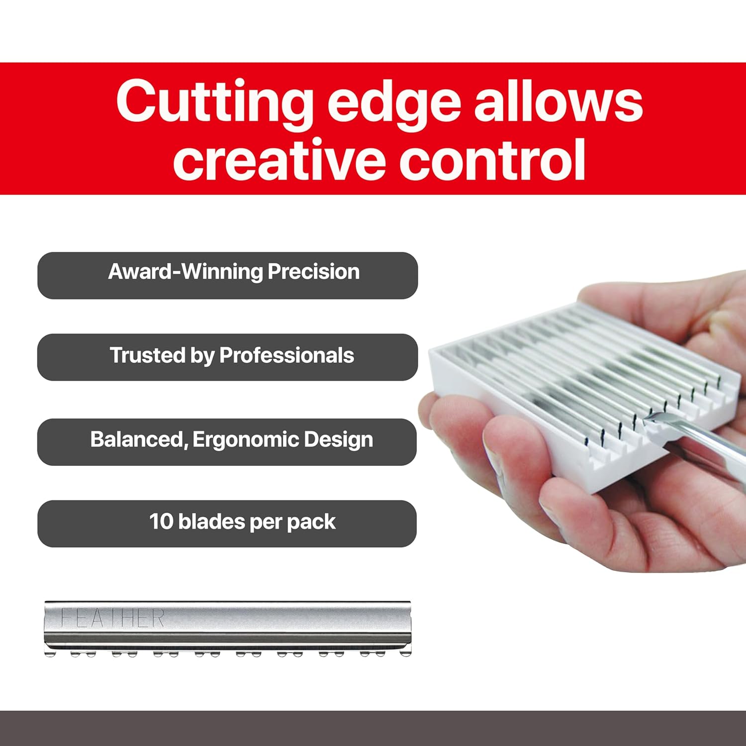 Jatai Feather Styling Razor Texturizing Blades. 10 Blades