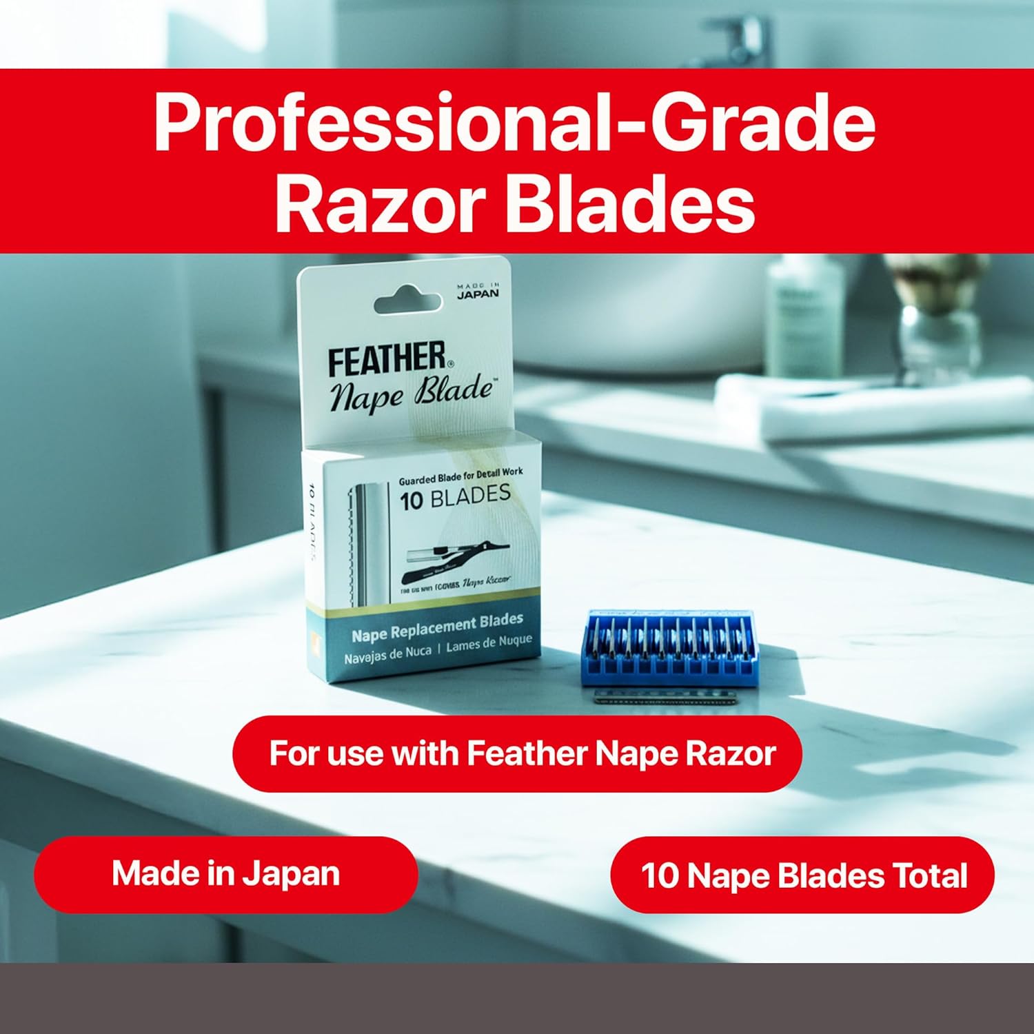 Jatai Feather Nape Blades 10 Blades