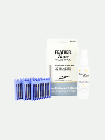 Jatai Nape Value Pack - 30 Nape Blades & 2oz Blade Glide