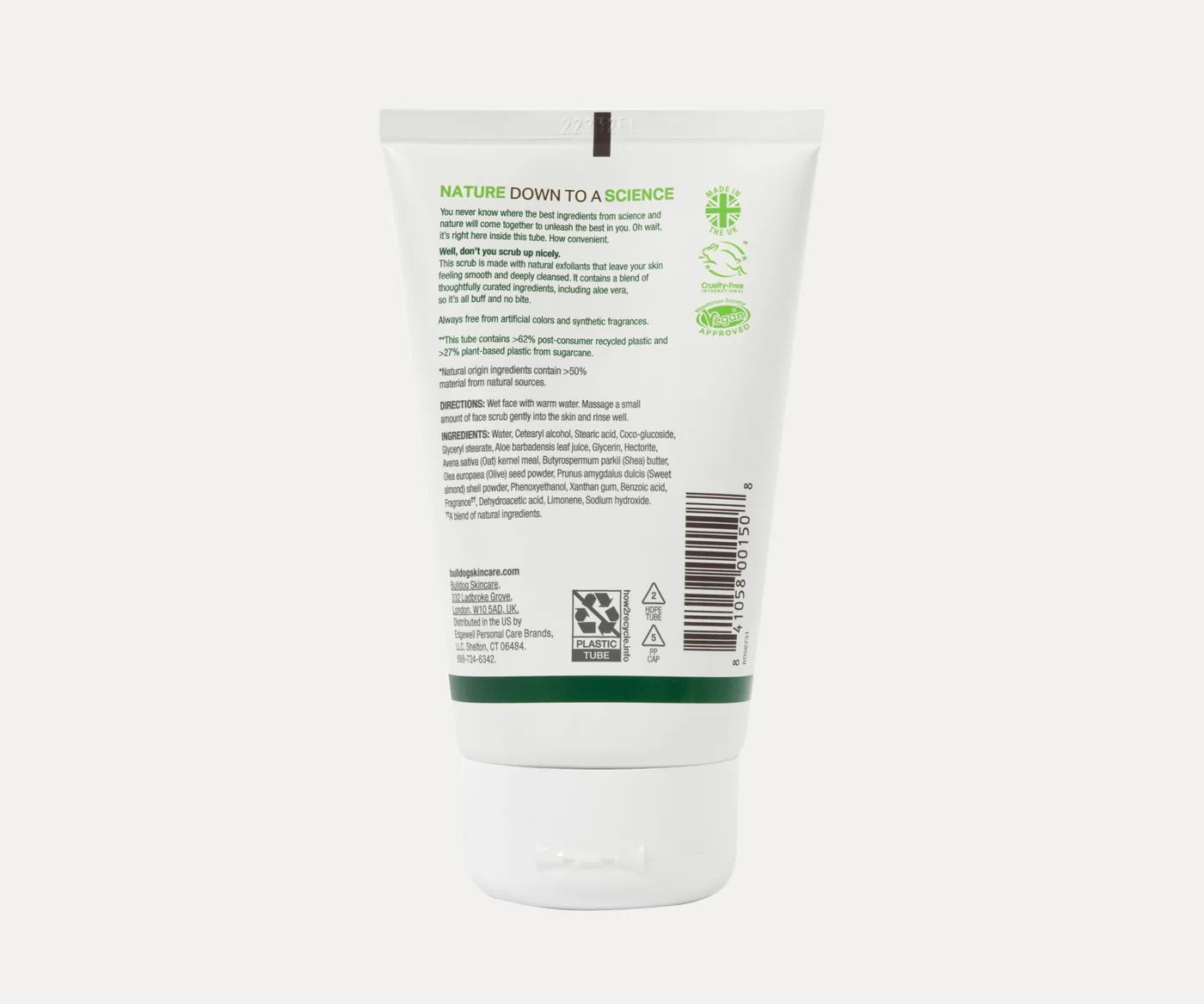 Bulldog Natural Skincare Face Scrub Original 4.2 oz
