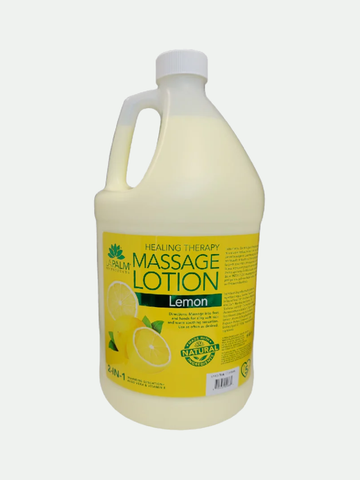 La Palm Healing Therapy Massage Lotion Lemon, 1 Gallon