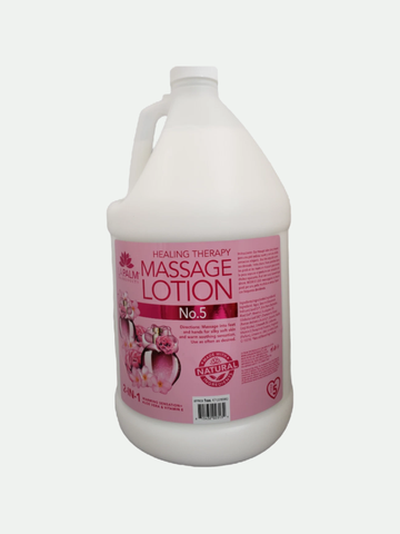 La Palm Healing Therapy Massage Lotion No. 5, 1 Gallon