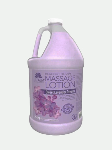 La Palm Healing Therapy Massage Lotion Sweet Lavender Dreams, 1 Gallon