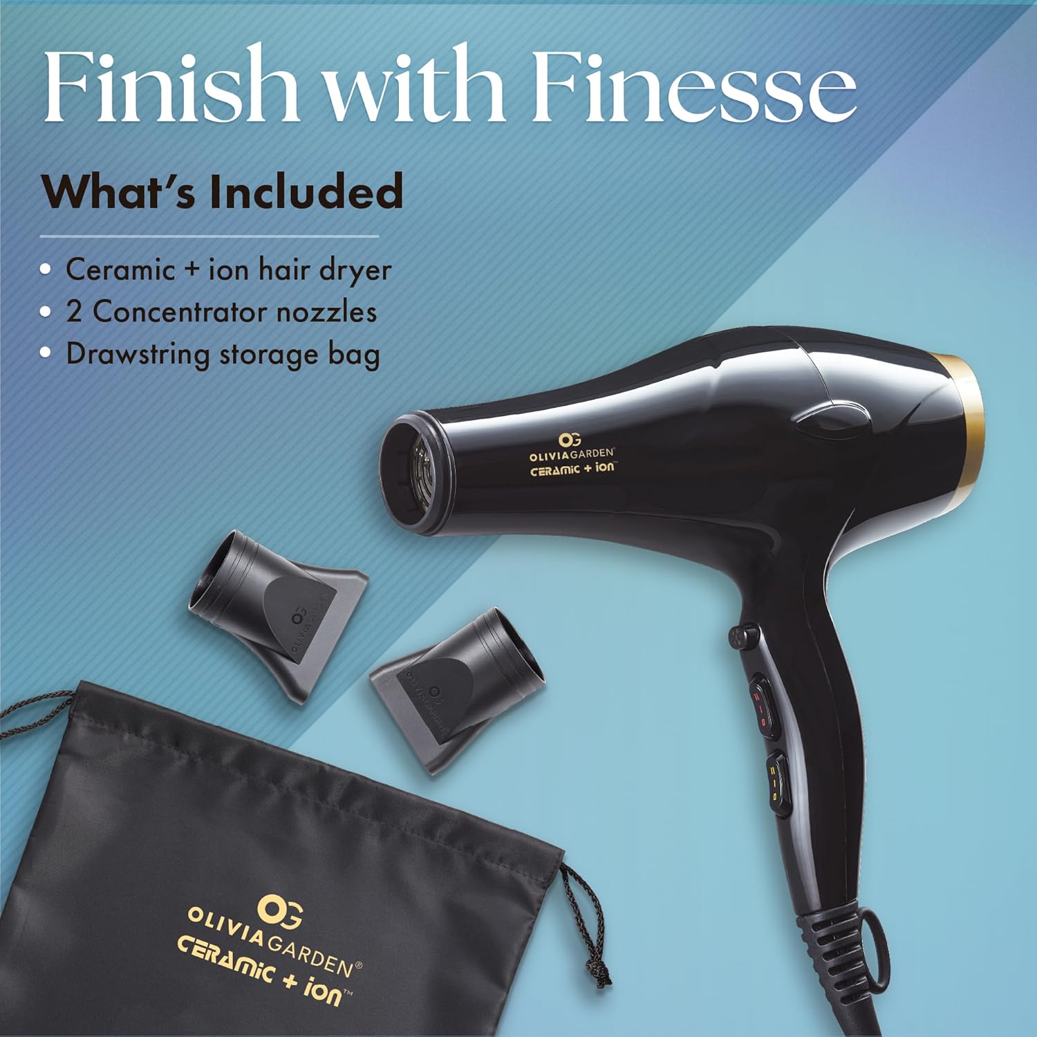 Olivia Garden Ceramic+Ion Professional Hair Dryer