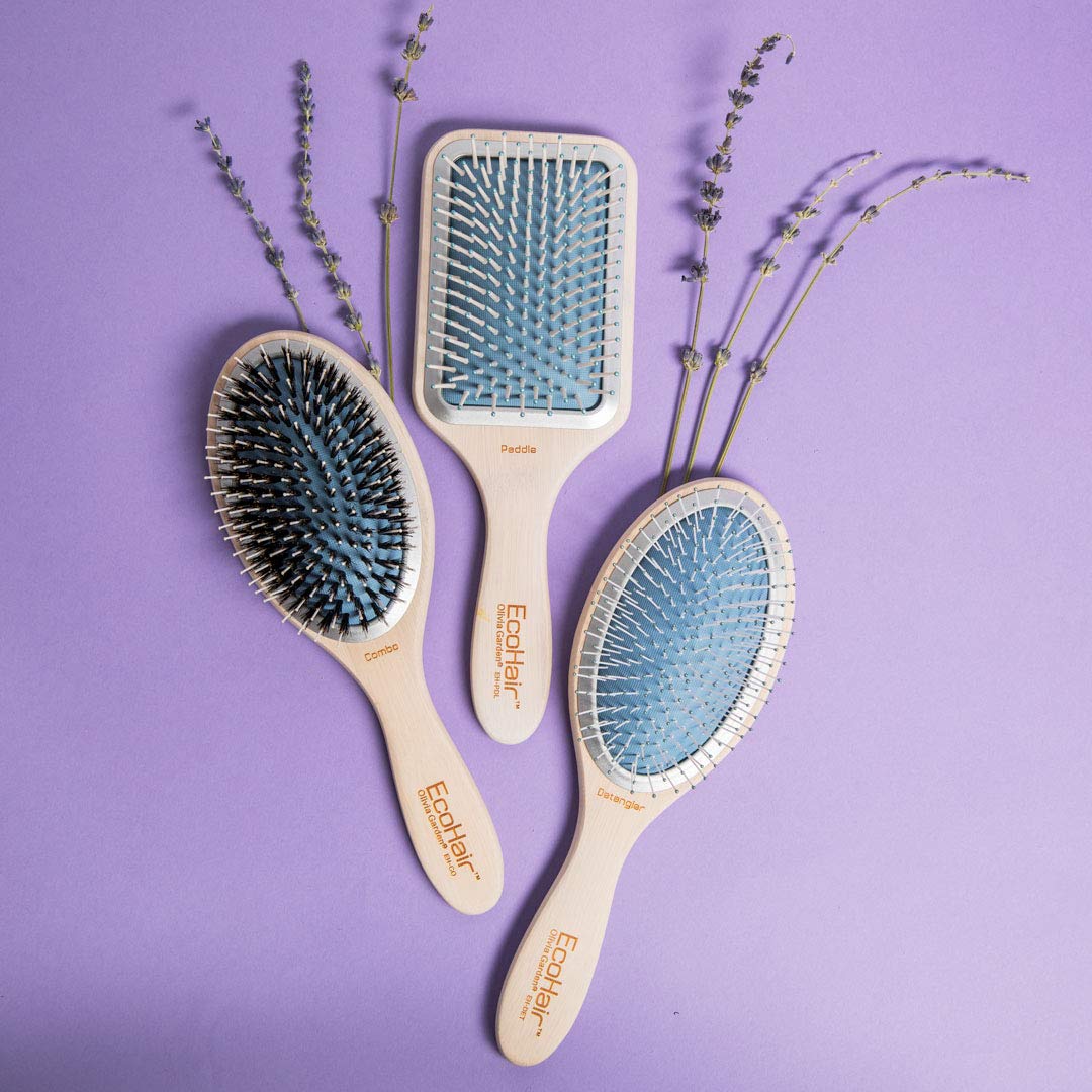 Olivia Garden EcoHair Eco-Friendly Bamboo Detangler Brush