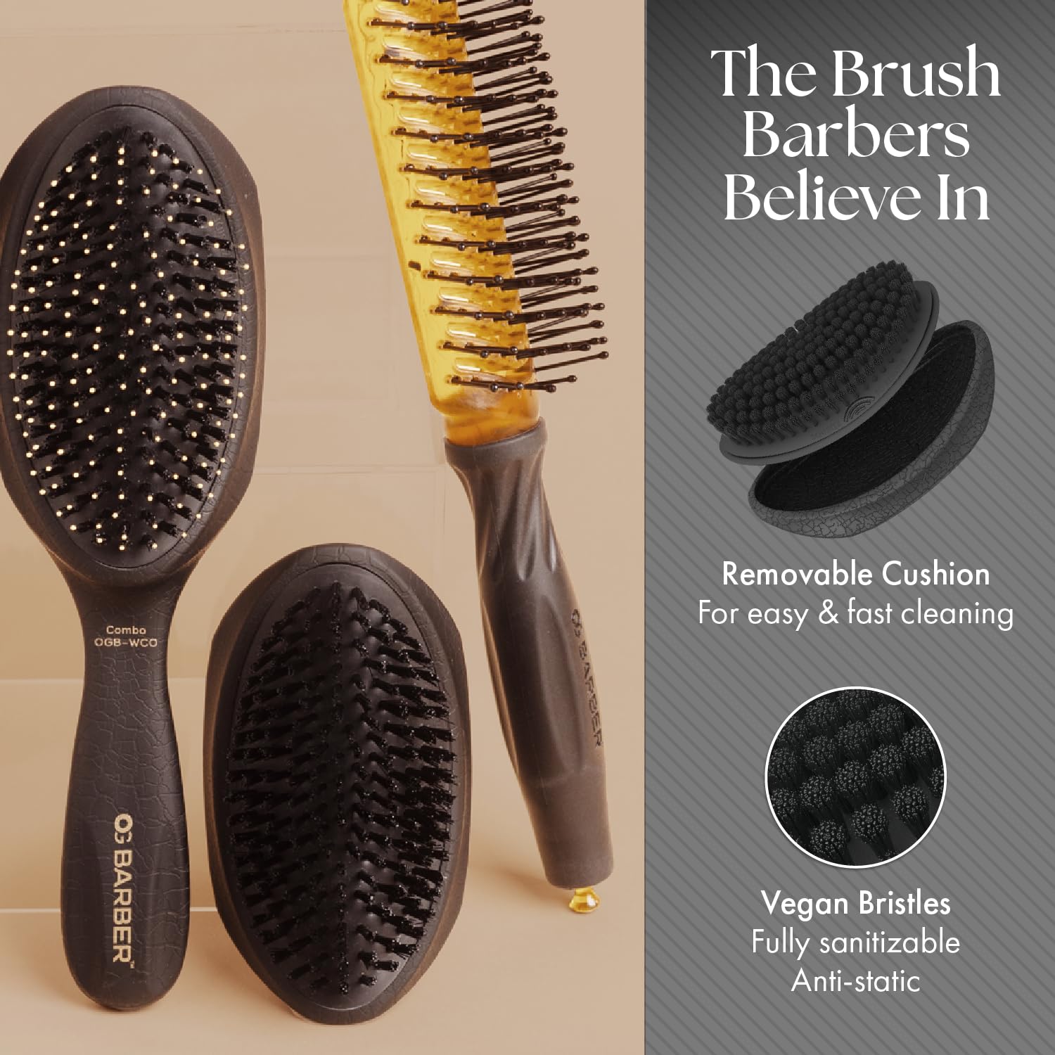 Olivia Garden OG Barber Palm Wave Brush