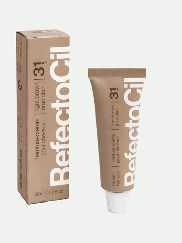 RefectoCil Professional Brow & Lash Tint Light Brown #3.1, 0.5 Oz