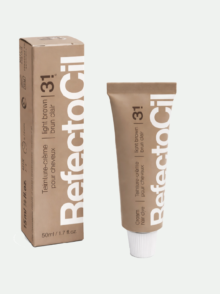 RefectoCil Professional Brow & Lash Tint Light Brown #3.1, 0.5 Oz