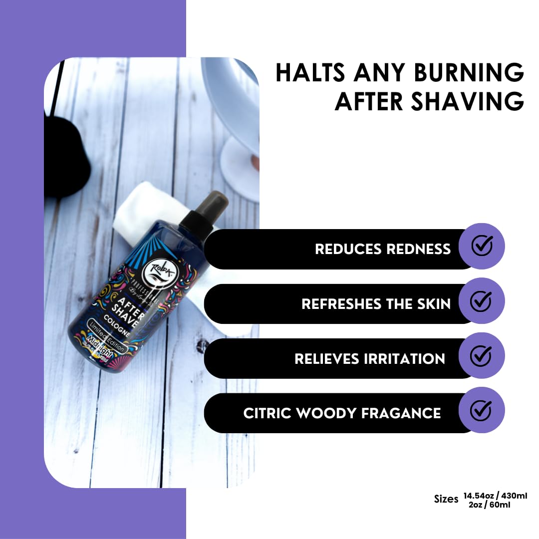 Rolda Aftershave Cologne Midnight 14.54 Oz