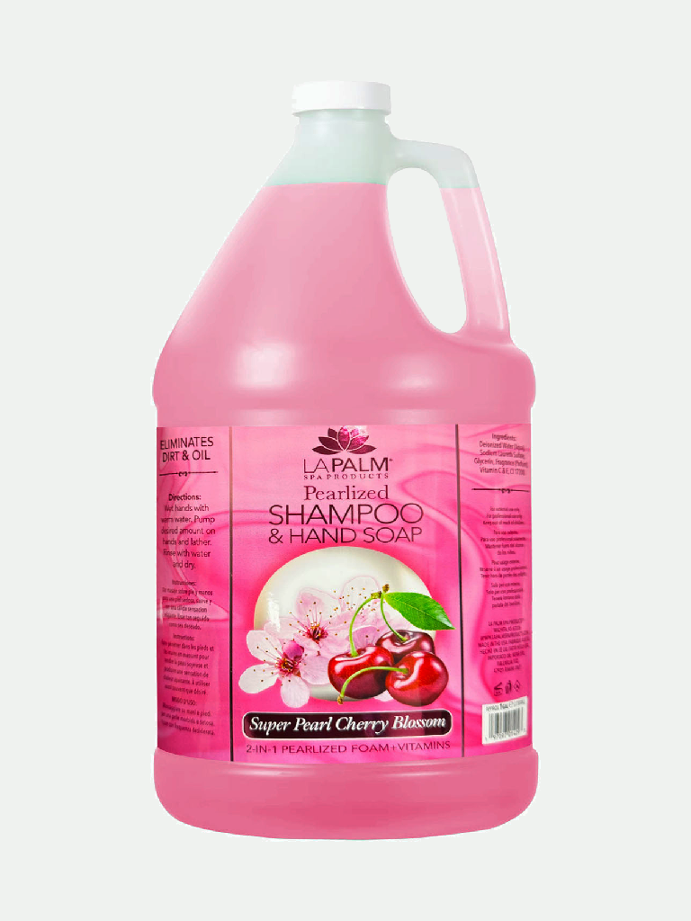 La Palm 2 in 1 Shampoo & Hand Soap Pearl Cherry Blossom 1 Gallon