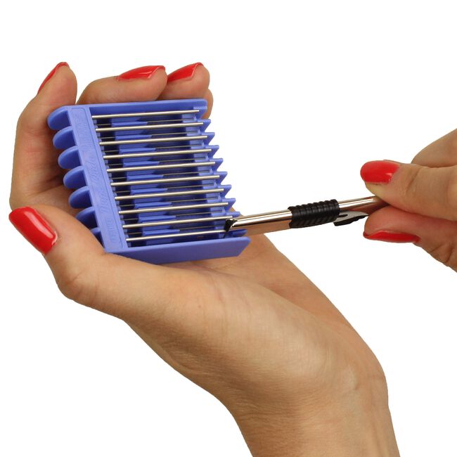 Jatai Feather Nape Blades. 10 Blades Inside Packaging