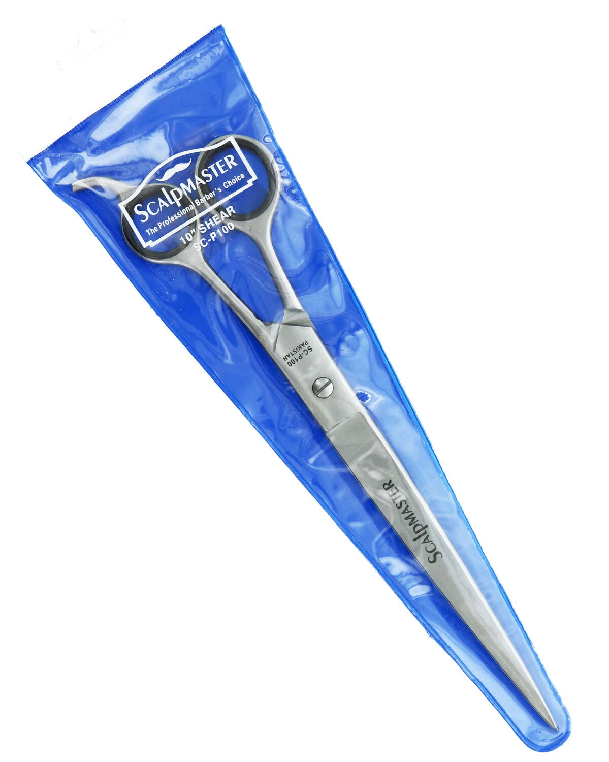 Scalpmaster Barber Extra Long Ice-Tempered Shear, 10 Inch