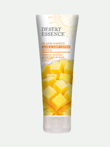 Desert Essence Island Mango Hand & Body Lotion, 8 Fl Oz.