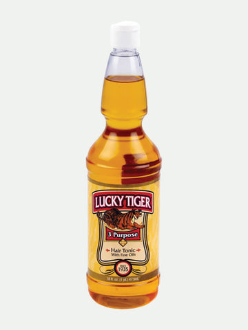Lucky Tiger 3 Purpose Hair Tonic 16 oz. - Vidux Beauty
