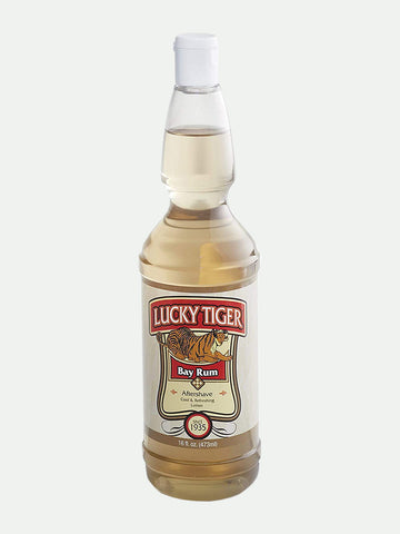 Lucky Tiger Bay Rum Aftershave 16 oz. - Vidux Beauty