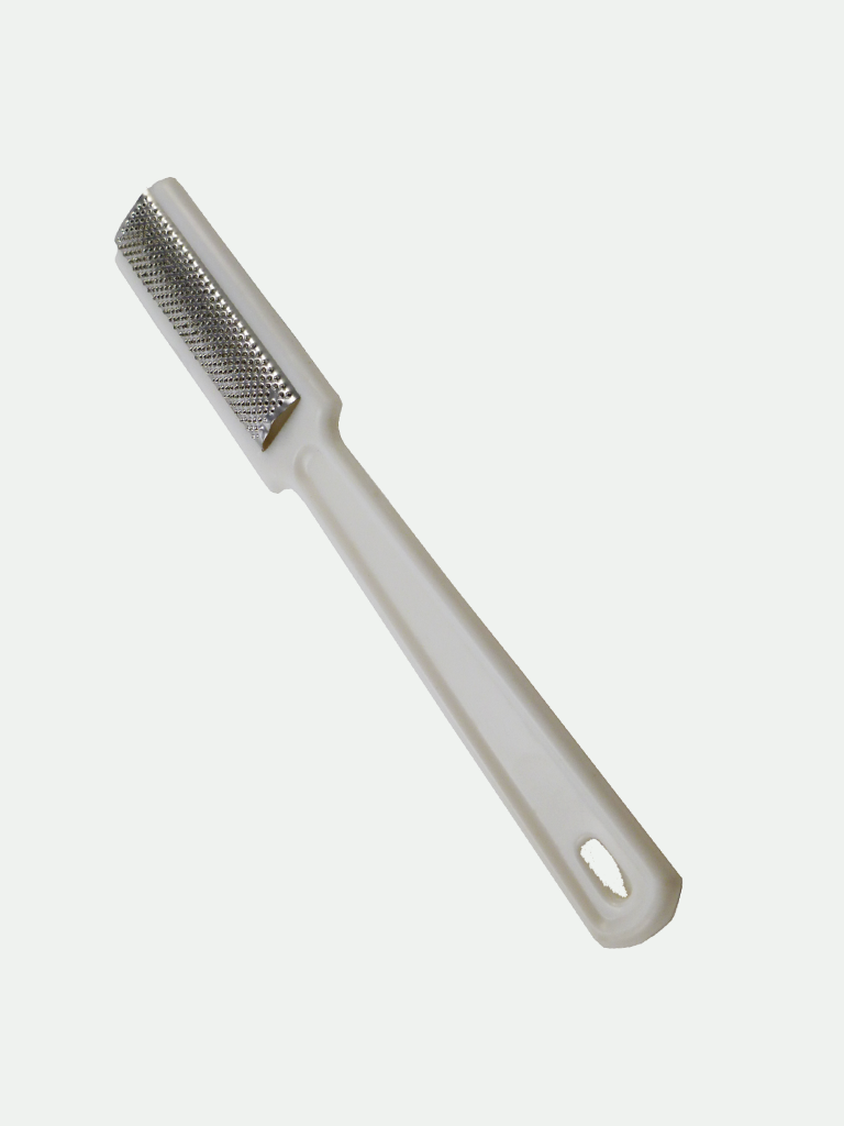 PBG Stainless Steel Foot Rasp with Plastic Handle – Vidux Beauty