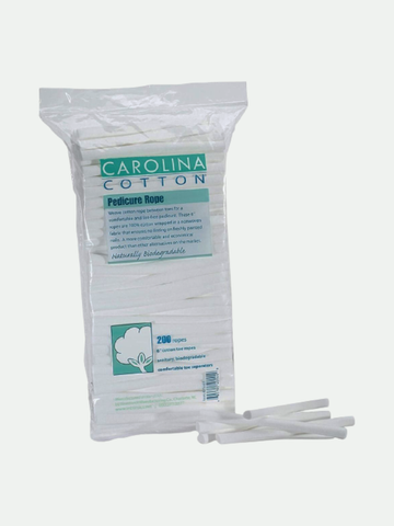 Carolina Cotton  6" Pedicure Rope, 200 ct