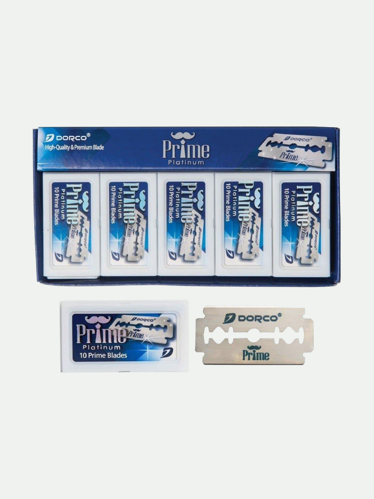Dorco 100 Piece Prime Double Edge Razor Blades 100 pk.