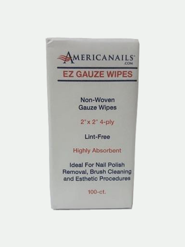 EZ Gauze Wipes.  2 x 2, 100 ct.